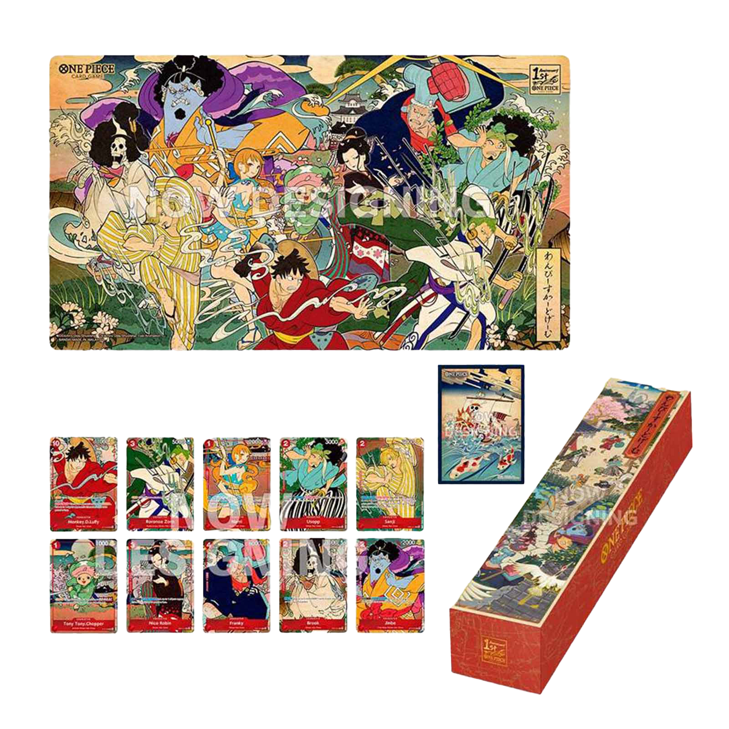 One Piece card game english premium bandai 1st anniversary set
