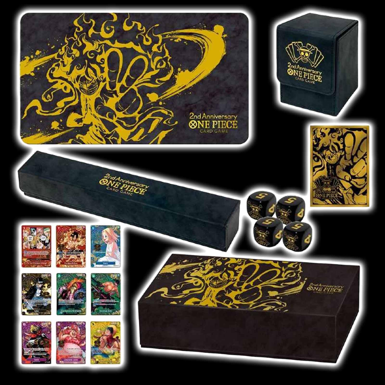 One Piece card game english premium bandai 2nd anniversary set