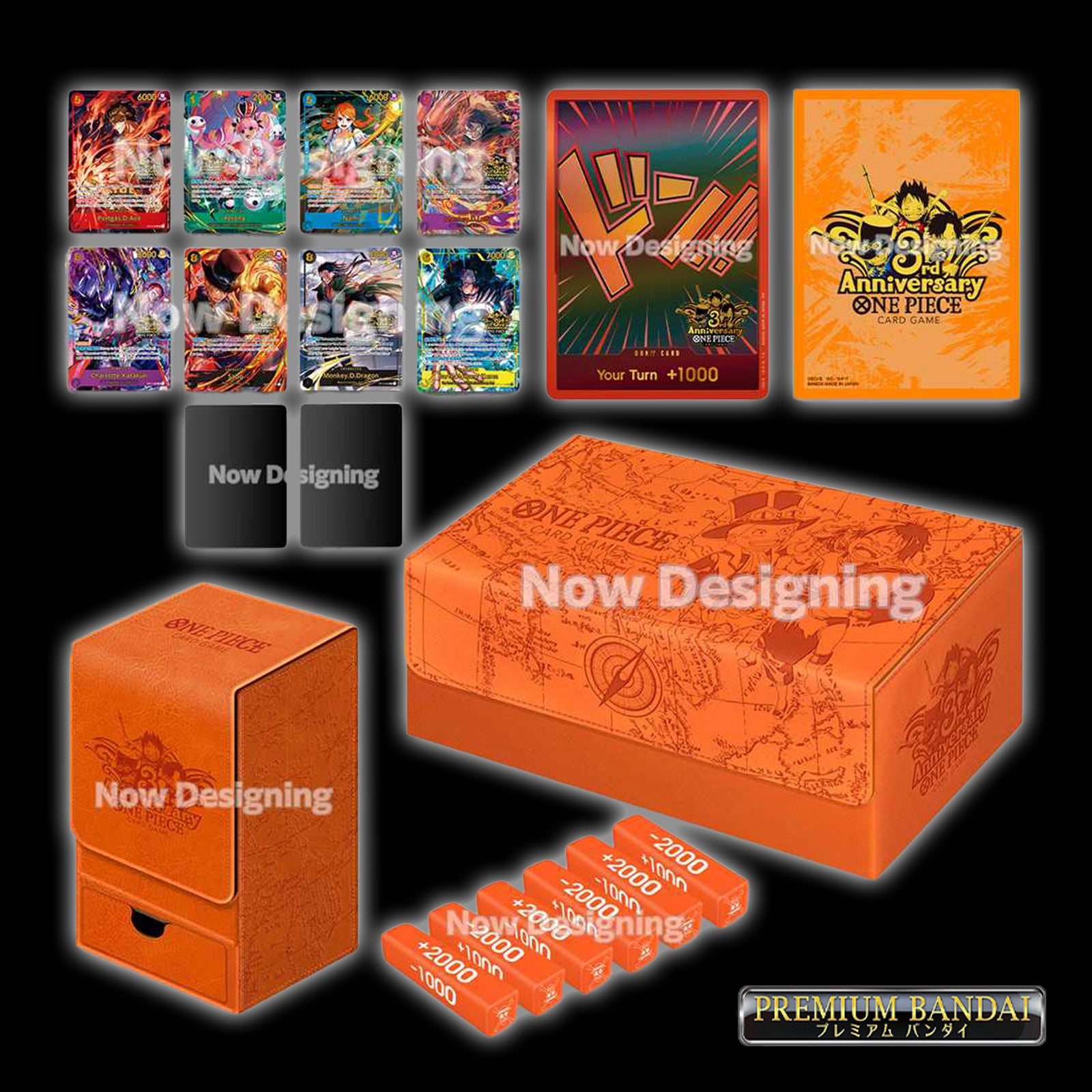 One Piece card game english premium bandai 3rd anniversary set - BaronCollections One Piece card game english premium bandai 3rd anniversary set - BaronCollections