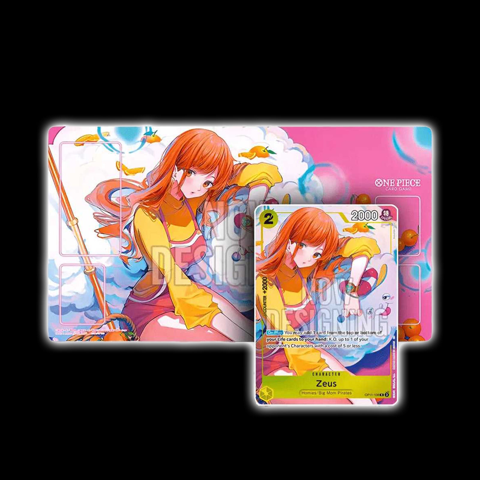 Playmat Bandai premium One Piece card games fest 23-24 + nami card OP1 - BaronCollections Playmat Bandai premium One Piece card games fest 23-24 + nami card OP1 - BaronCollections