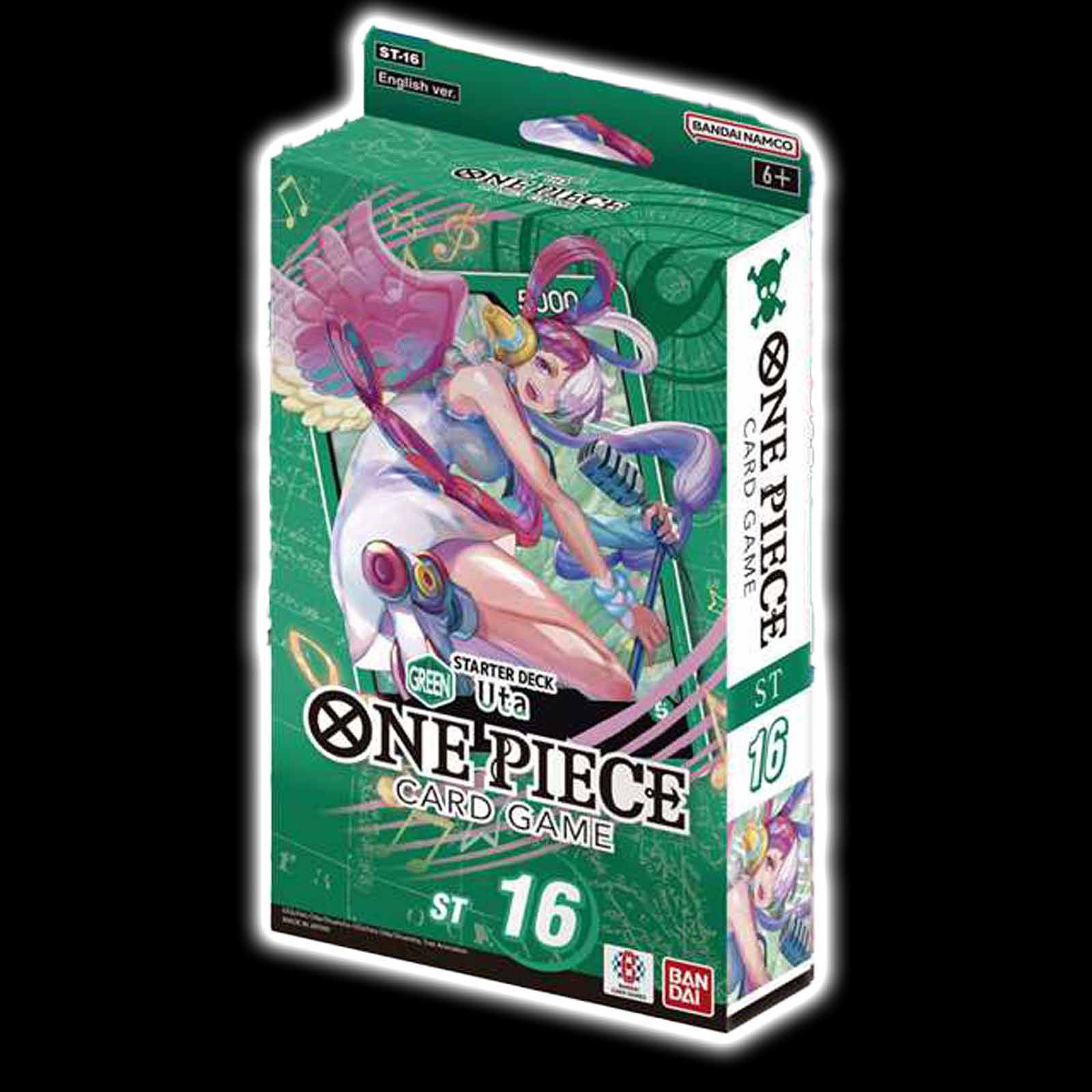 One Piece card game starter deck Japanese green Uta ST-16