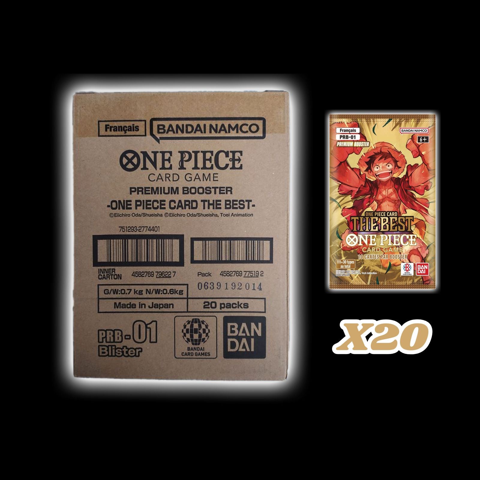 prb 01 booster box case French blister PRB-01 booster